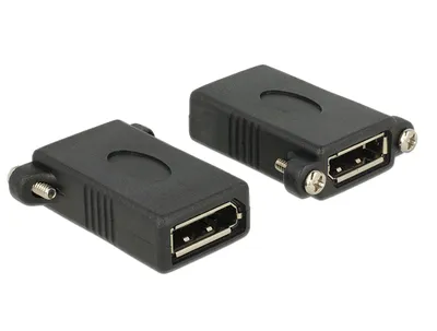 Productafbeelding van Delock 85123 Displayport Adapter Delock DP -> DP Bu/Bu schwarz