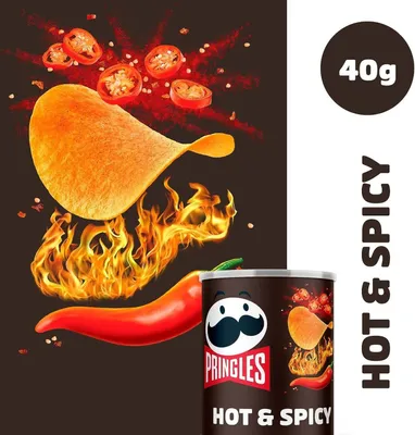 Produktbild von Pringles Hot & Spicy 40g