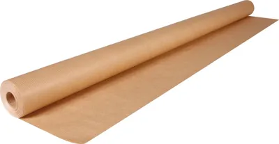 Produktbild von Clairefontaine 8x Kraftpapier gerippt 60g, Rolle 25x1m Kraft braun 495771C