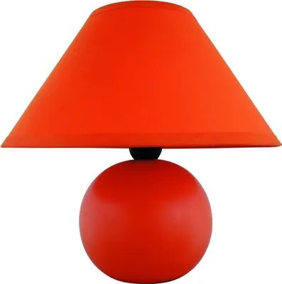 Produktbild von Rabalux 4904 Tischleuchte Ariel, E14, Keramik, orange, rund, Standard, ø200mm