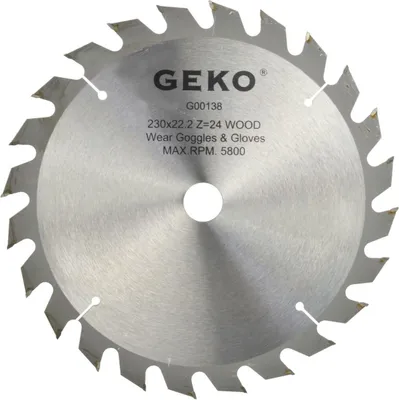 Immagine prodotto di Geko G00138 Tct - Lama per sega circolare per legno (230 x 22 x 24 T, 12 pz.)