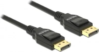Imagen del producto de Delock - Cable DisplayPort - DisplayPort (macho) a DisplayPort (macho) - 3 metros - Negro