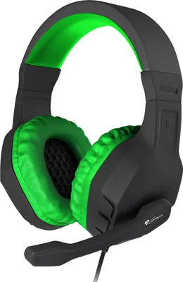 Zdjęcie produktu dla Genesis GENESIS Argon 200 Przewodowy zestaw słuchawkowy dla graczy Czarny, Zielony