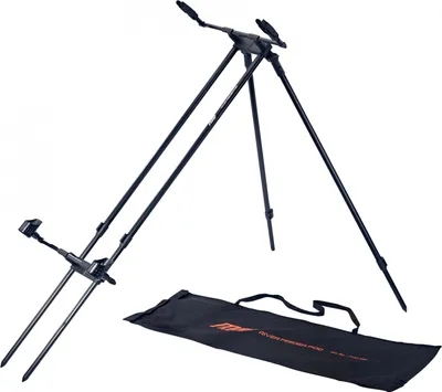Produktbild von River Feeder Pod Rutenständer für Fluss & Strömung, längenverstellbar, höhenverstellbare Frontbeine, bis 155 cm, inkl. Transporttasche