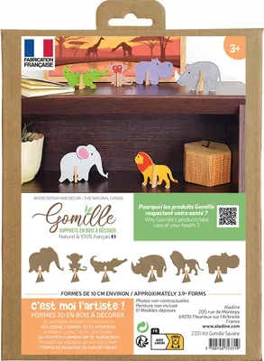 Produktbild von Gomille MDF-Figurenset Savanne Bastelset Dekoration
