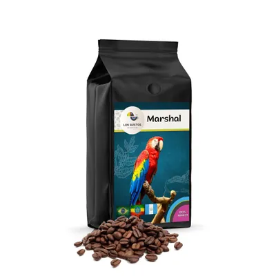 Zdjęcie produktu dla Kawa ziarnista świeżo palona MARSHAL 250g