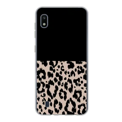 Produktbild von MuchoWow® Handyhülle Schutzhülle Hülle für Samsung Galaxy A10 Panther Druck - Tiere - Schwarz Silikon Softcase Handy Hülle - Schutzhülle