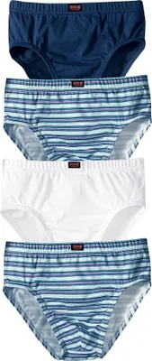 Produktbild von H.I.S. Slip 4 er-Pack marine, weiß, marine-gestreift Größe 164