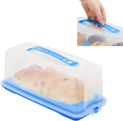 Produktbild von relaxdays Eckige Kuchenbox