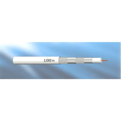 Produktbild von Megasat 75 Ω, 120 dB, 100 m, 100 m, Weiß