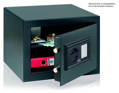 Produktbild von BURG-WóCHTER M?beltresor H 210 E mit elektronischem Zahlenschloss, Home-Safe, Sicherheitsstufe B, Feuerschutz DIN 4102, ECB S-
