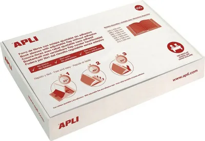 Produktbild von Buchtrage Apli 100 Stück 31 x 53 cm Transparent (100 Stück)