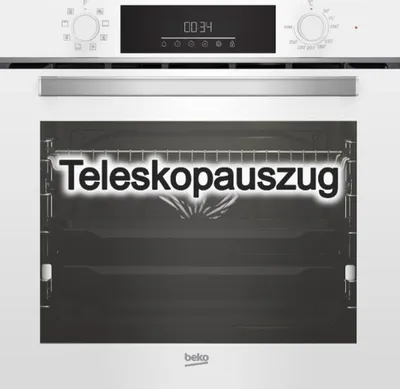 Produktbild von Beko Einbau-Backofen BBIM14300WMS Teleskopauszug SteamShine® weiß