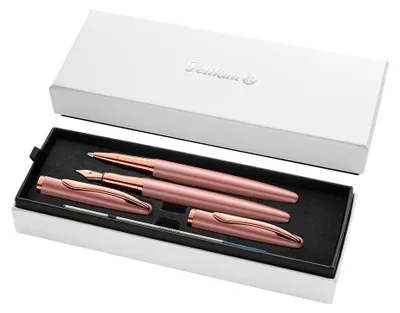 Produktbild von Pelikan Jazz, Rose, 2 Stück(e), Kugelschreiber + Füllfederhalter