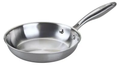 Bratpfanne 20 cm, Edelstahl, Triply, ohne Beschichtung, induktionsgeeignet