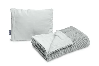 Produktbild von SENSILLO Bettwäsche Set Baby Babydecke 100x80 Kissen 30x40 cm Musselin Grau
