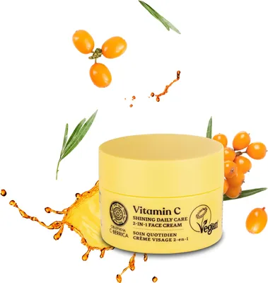Produktbild von Natura Siberica Oblepikha C-Berrica. Shining Daily Care 2-in-1 Face Cream, 50 ml