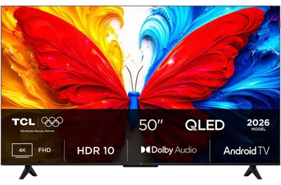 Zdjęcie produktu dla TCL S5L 50S5L, 127 cm (50"), 3840 x 2160 px, QLED, Smart TV, Wi-Fi, Czarny
