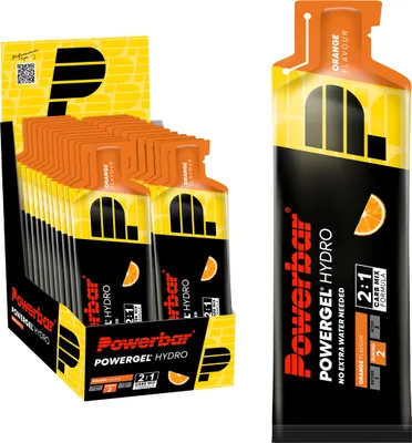 Produktbild von POWERBAR PowerGel Hydro Orange High Carb Energie Gel Natrium 24x 67ml