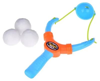 Produktbild von Schleuder für Kinder, weiche Bälle wie Schneebälle, 3 Stück, Spielzeug SP0806