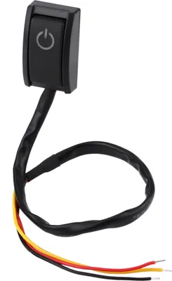 Zdjęcie produktu dla QC04275DC 12V 200mA Samochodowy przełącznik DIY typu wklejanego Przycisk samoprzylepny ON/OFF