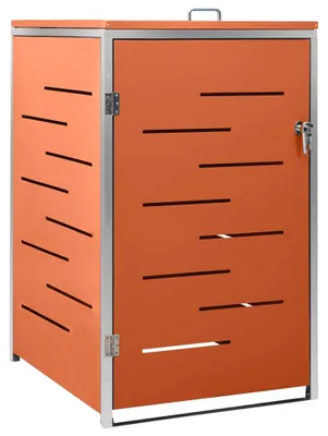 Produktbild von vidaXL Mülltonnenbox für 1 Tonne 69x77,5x115 cm Edelstahl