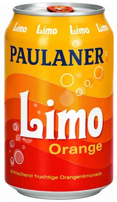 Immagine prodotto di Paulaner Limo Orange limonata gassata fruttata 330ml lattina