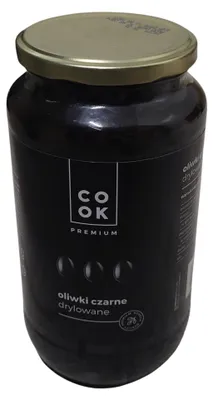 Image de Olives noires décortiquées, 935 g, Cook Premium