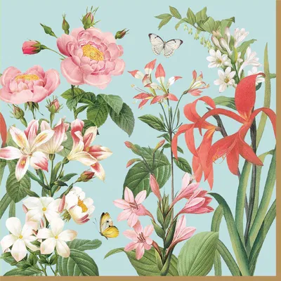 Image de Serviette en papier Jardin botanique