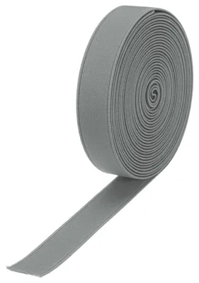 Elastikband 2 cm x 5 m, hellgrau, zum Nähen
