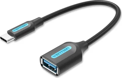 Productafbeelding van Vention CCVBB USB-kabel, USB 3.2 Gen 1 (3.1 Gen 1), 0,15 meter, USB-C naar USB-A, zwart