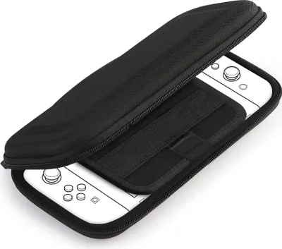 Produktbild von BigBen Nintendo Switch Lite Hartschalen Transporttasche in schwarz