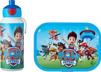 Zdjęcie produktu dla Zestaw lunchowy Mepal Campus Paw Patrol z bidonem i pojemnikiem na lunch z wkładką bento