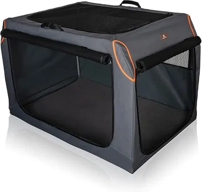 Imagen del producto de Silecomplaza, transportín plegable para perros, con estructura de aluminio, tamaño XXL, 106x71x69 cm