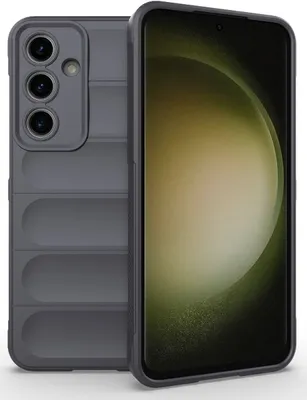 Produktbild von Mobigear Bumpy  Samsung Galaxy S24 FE Hülle Flexibles TPU Backcover - Grau