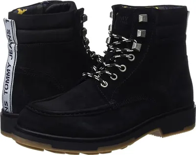Zdjęcie produktu dla Buty męskie Tommy Jeans Casual Outdoor Lace trzewiki czarne 40