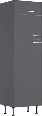 Produktbild von Optifit Kühlumbauschrank für 145er Einbaukühlschrank Ingvar420 BxTxH 60 x 58,4 x 211,8 cm anthrazit matt zerlegt Anschla