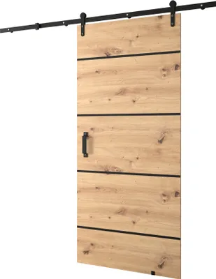 Produktbild von Schiebetür Zimmertür Tür mit Griffstange LOFTIKO IV 90 cm