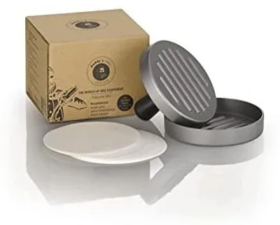 Zdjęcie produktu dla Prasa do burgerów hamburgerów aluminiowa nieprzywierająca grillowania