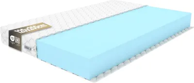 Produktbild von REM-Sen Matratze 120x200cm Höhe 10 cm Härtegrad 4 (H4) aus elastischem Polyurethanschaum mit Komfortschaum und Dreilagige Membranhülle, Matratze für Kinder, Erwachsene