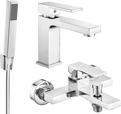 Produktbild von Mexen Uno R77 Badewannenset, Chrom - 71403R77-00