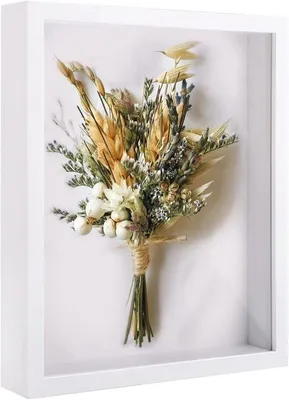 Image de Cadre photo - 3D - 1 pièce - blanc - 25 x 20 cm