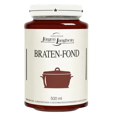 Image de Jürgen Langbein Feine Küche Fond de rôti pour sauces et soupes 500ml