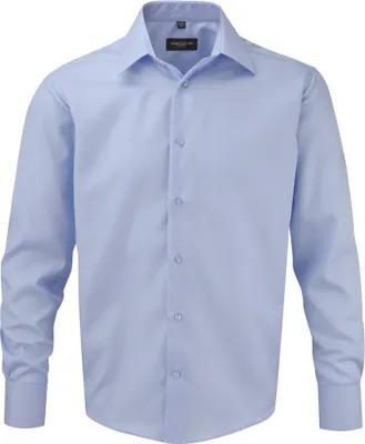 Produktbild von Russel Europe bügelfreies tailliertes Herren Business Langarm Hemd, Größe:2XL/18, Farbe:Bright Sky