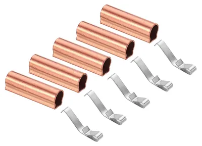15 Kupferhülsen für Temperatursensor, Lötkupferrohr, 25 mm