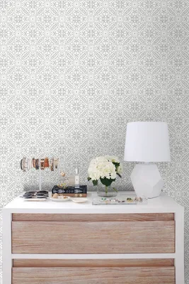Produktbild von Coloray Fototapete 416x254 cm An Einer Wand Latex Latextapete - Floral Ornament WeddingDesign.