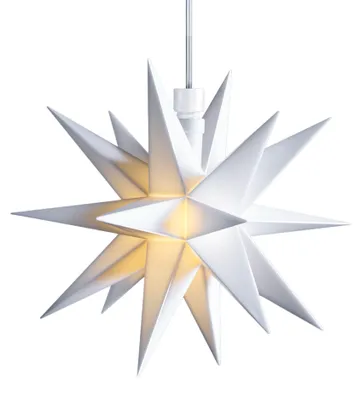 Produktbild von DT Dekostern - 12cm WEISS - Innen - LED - Batteriefach