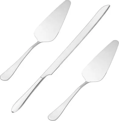 Produktbild von Famanu Tortenheber und Servierset - Edelstahl, 2-teilig