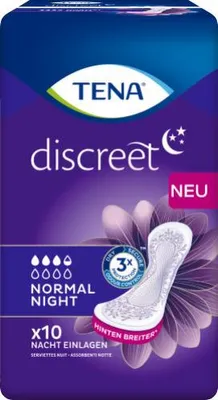 Zdjęcie produktu dla Tena discreet normal night 10er pack