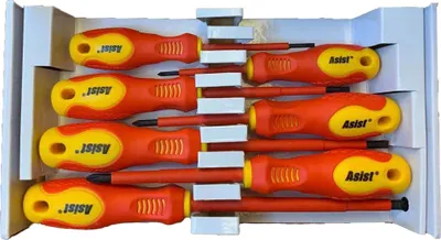 Produktbild von Satz isolierter Schraubendreher, 7 -Stück